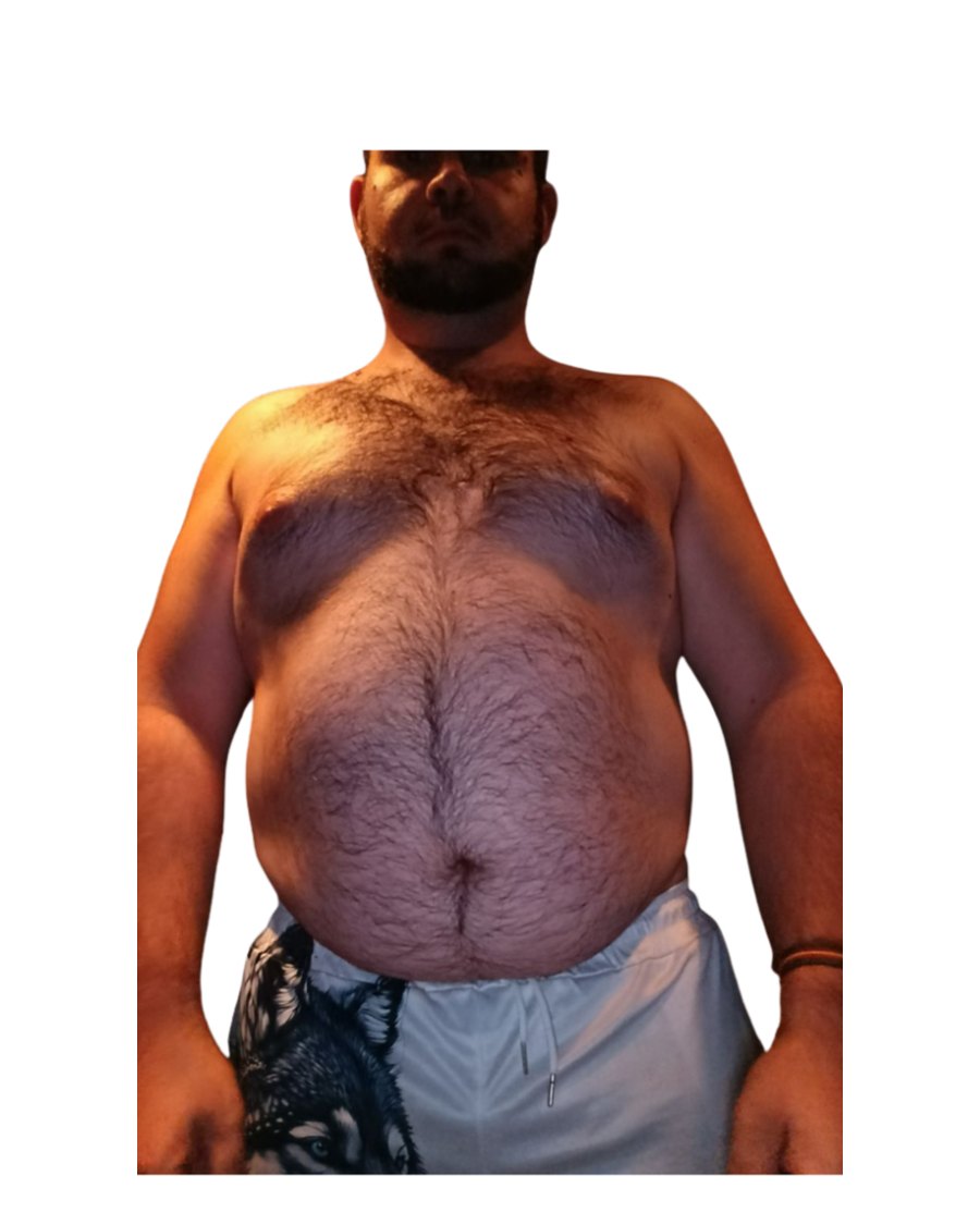 Antes: alumno de Entrena Sobre Ruedas antes de perder 10 kg